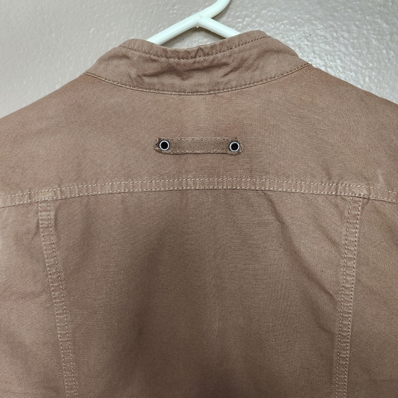 Lands End Canvas womens Brown 100% Cotton Short Uitility Jacket |M| - Picture 10 of 10